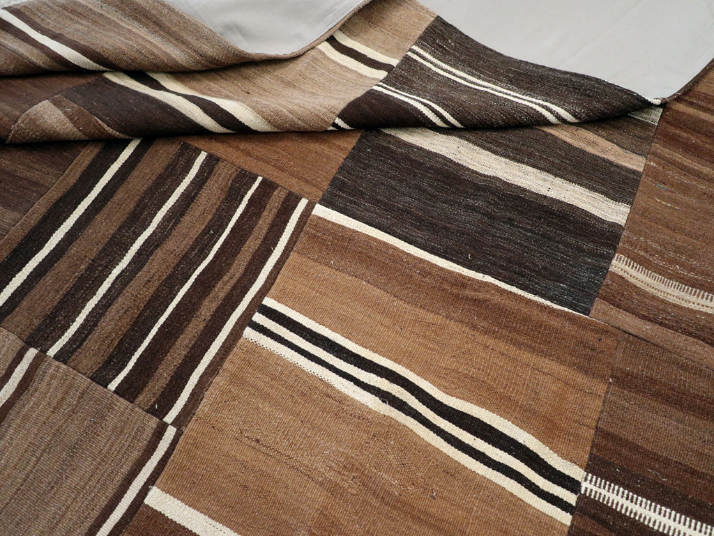 Modern Patchwork Kilim, No.30970 - Staging