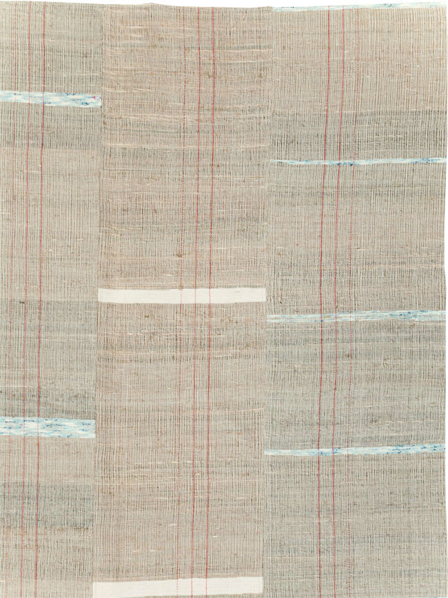 Contemporary Turkish Flatweave Kilim Room Size Carpet, No.30974 - Staging