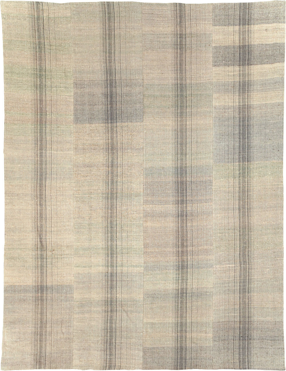 Vintage Turkish Flatweave Kilim, No.30977 - Staging