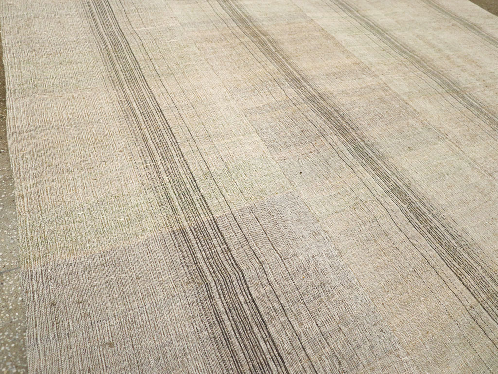 Vintage Turkish Flatweave Kilim, No.30977 - Staging