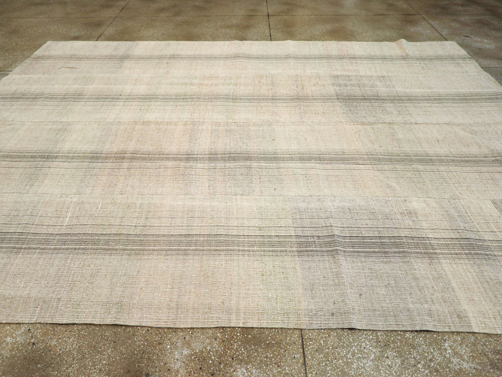 Vintage Turkish Flatweave Kilim, No.30977 - Staging