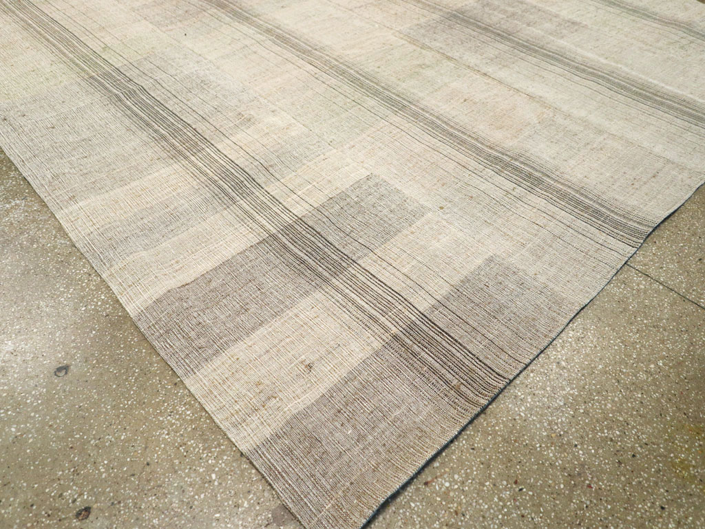 Vintage Turkish Flatweave Kilim, No.30977 - Staging