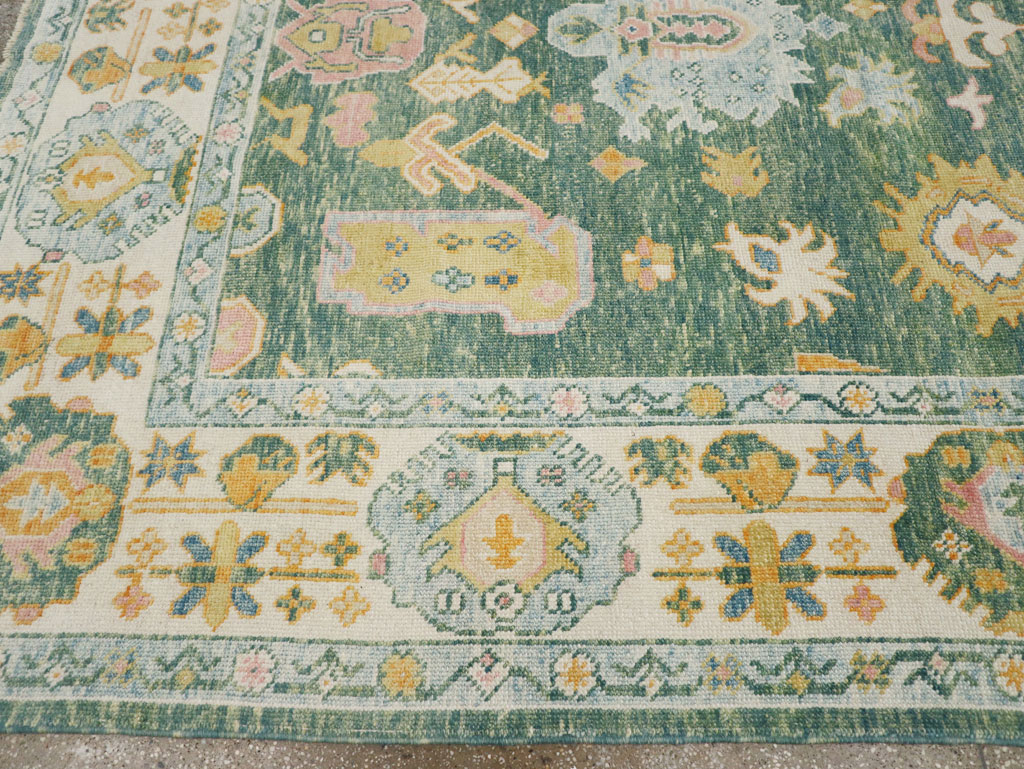 Modern Turkish Oushak, No.30980 - Staging