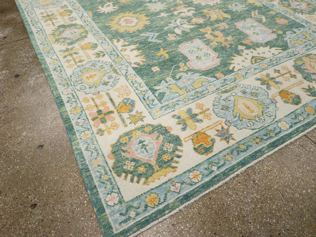 Modern Turkish Oushak, No.30980 - Staging