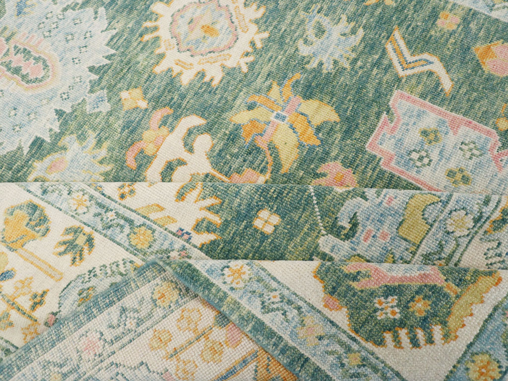 Modern Turkish Oushak, No.30980 - Staging