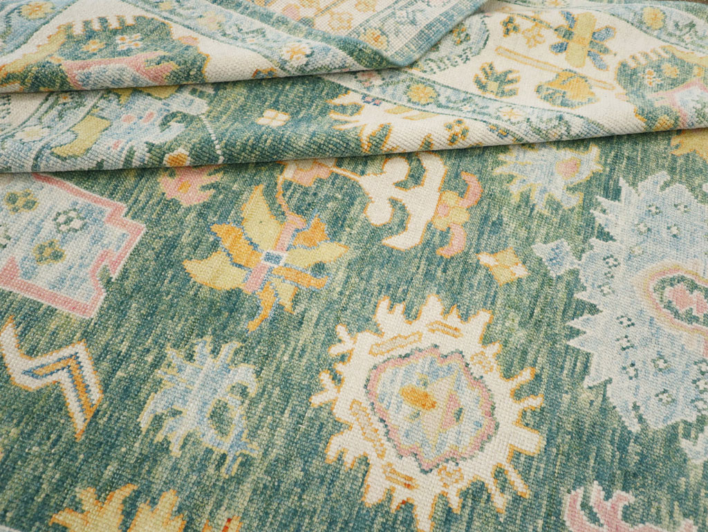 Modern Turkish Oushak, No.30980 - Staging