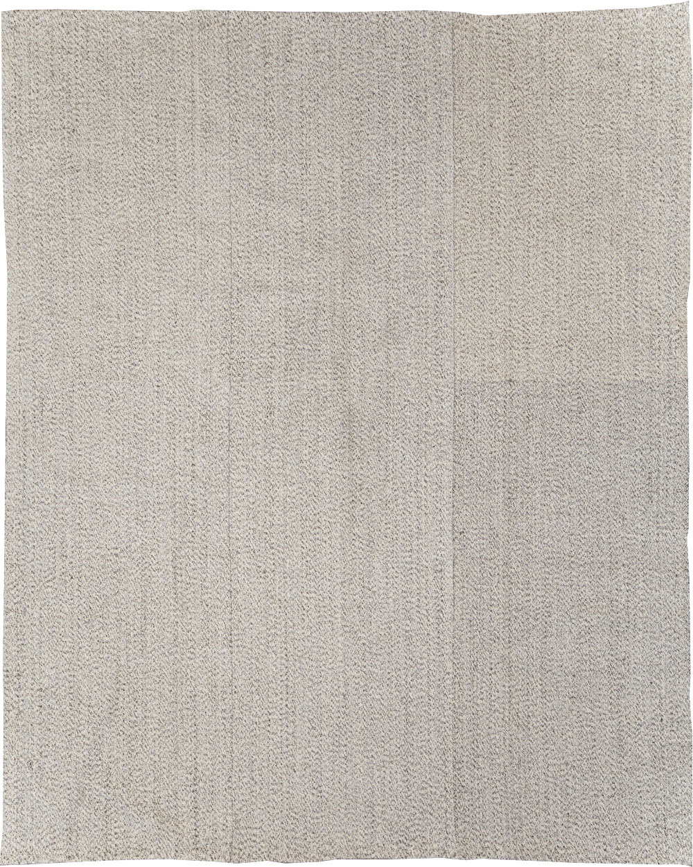 Vintage Turkish Flatweave Kilim Room Size Carpet, No.30984 - Staging