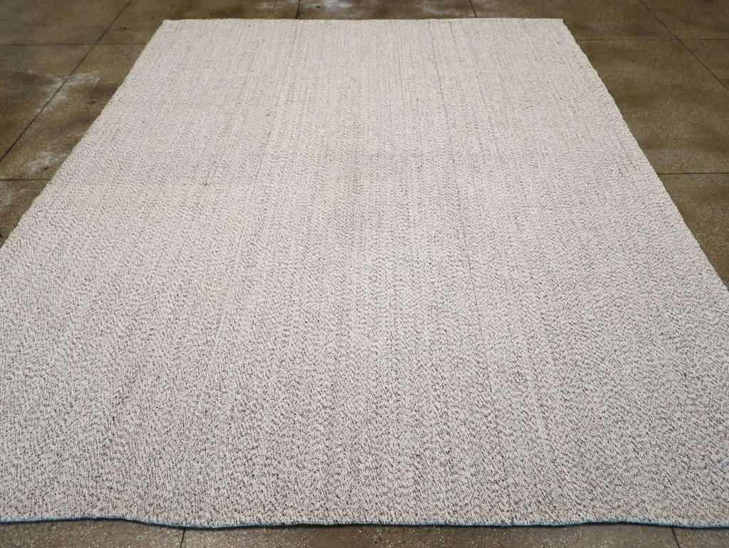 Vintage Turkish Flatweave Kilim Room Size Carpet, No.30984 - Staging