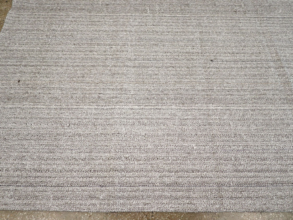 Vintage Turkish Flatweave Kilim Room Size Carpet, No.30987 - Staging