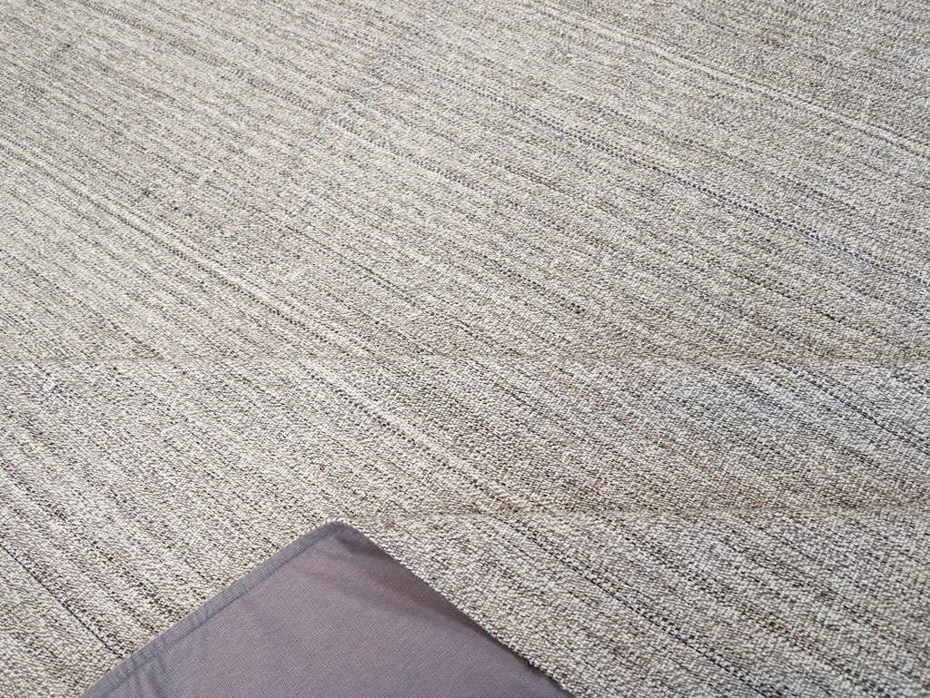 Vintage Turkish Flatweave Kilim Room Size Carpet, No.30987 - Staging