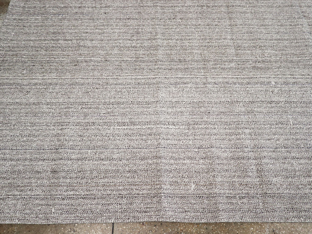 Vintage Turkish Flatweave Kilim Room Size Carpet, No.30989 - Staging