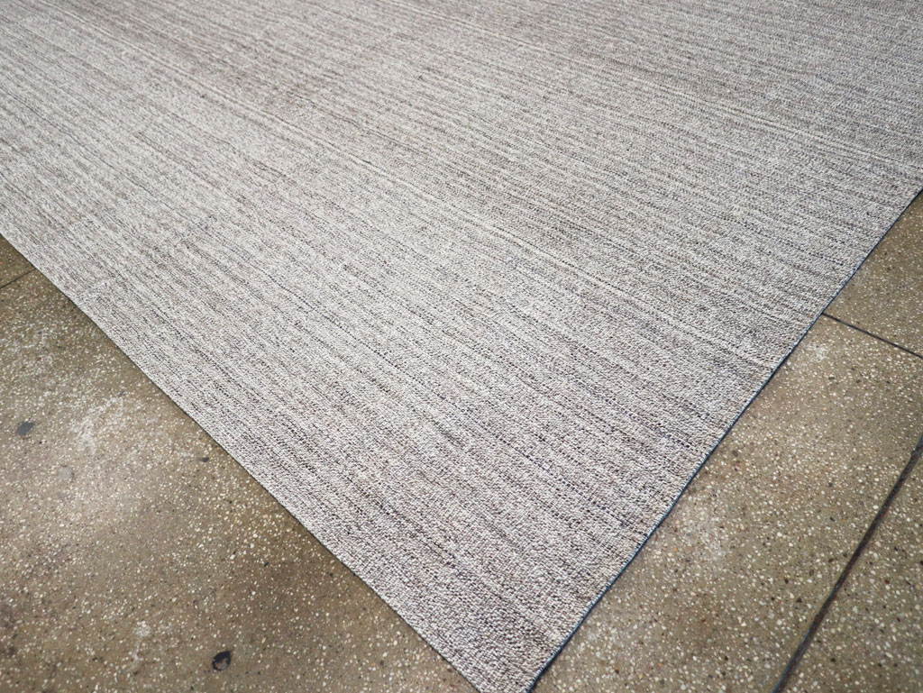 Vintage Turkish Flatweave Kilim Room Size Carpet, No.30989 - Staging