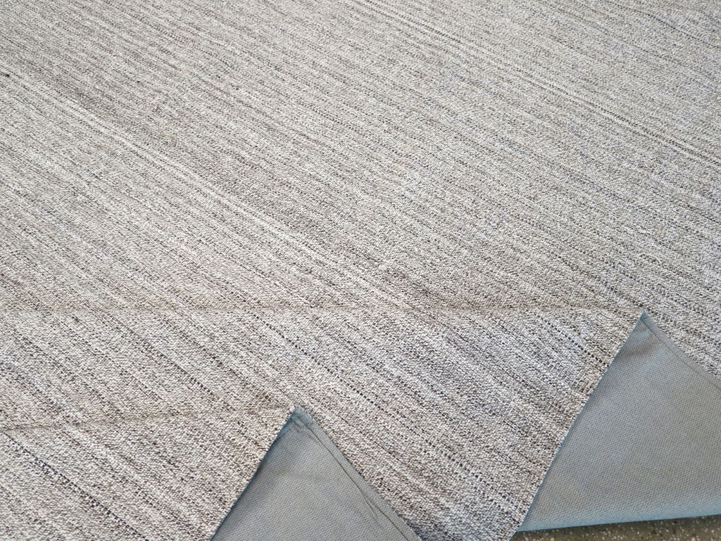 Vintage Turkish Flatweave Kilim Large Room Size Carpet, No.30990 - Staging