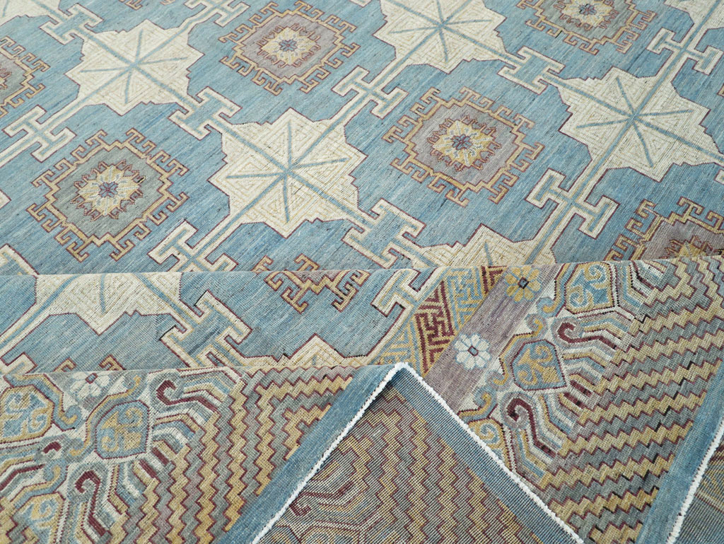 Contemporary East Turkestan Khotan Oversize Carpet, No.30995 - Staging