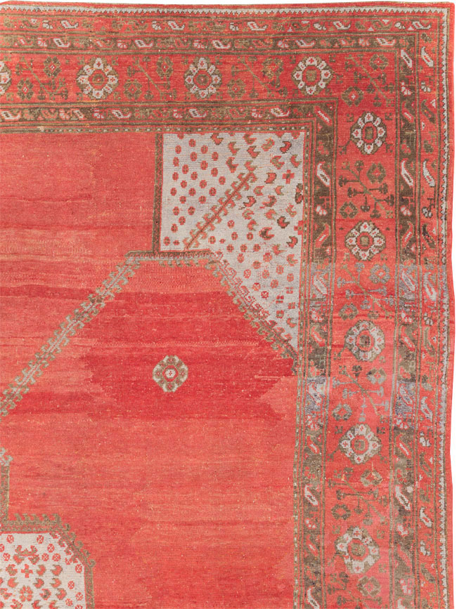 Antique Turkish Oushak Carpet, No.31002 - Staging