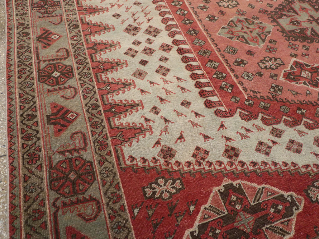Vintage Persian Veece Room Size Carpet, No.31004 - Staging