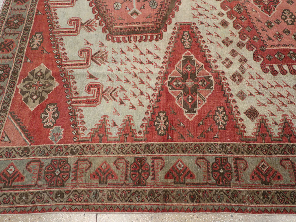 Vintage Persian Veece Room Size Carpet, No.31004 - Staging