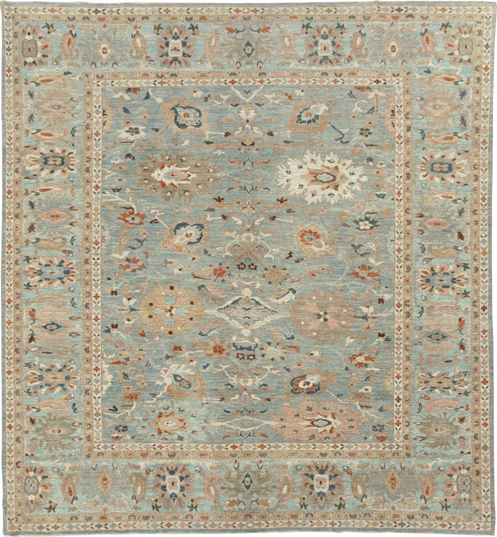 Modern Persian Sultanabad Room Size Carpet, No.31014 - Staging