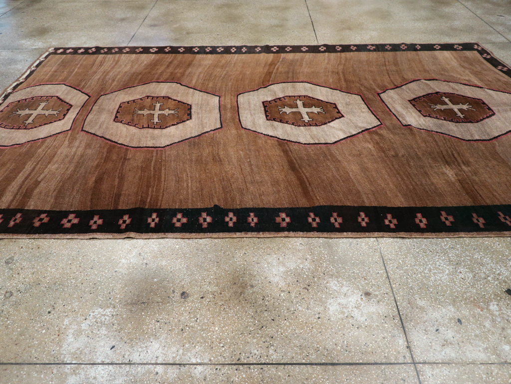 Vintage Turkish Anatolian Tribal Carpet, No.31021 - Staging