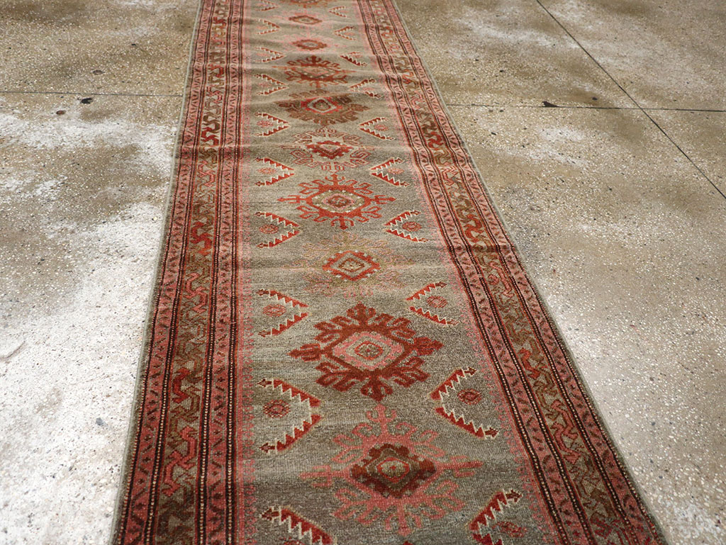 Vintage Persian Malayer Runner, No.31024 - Staging