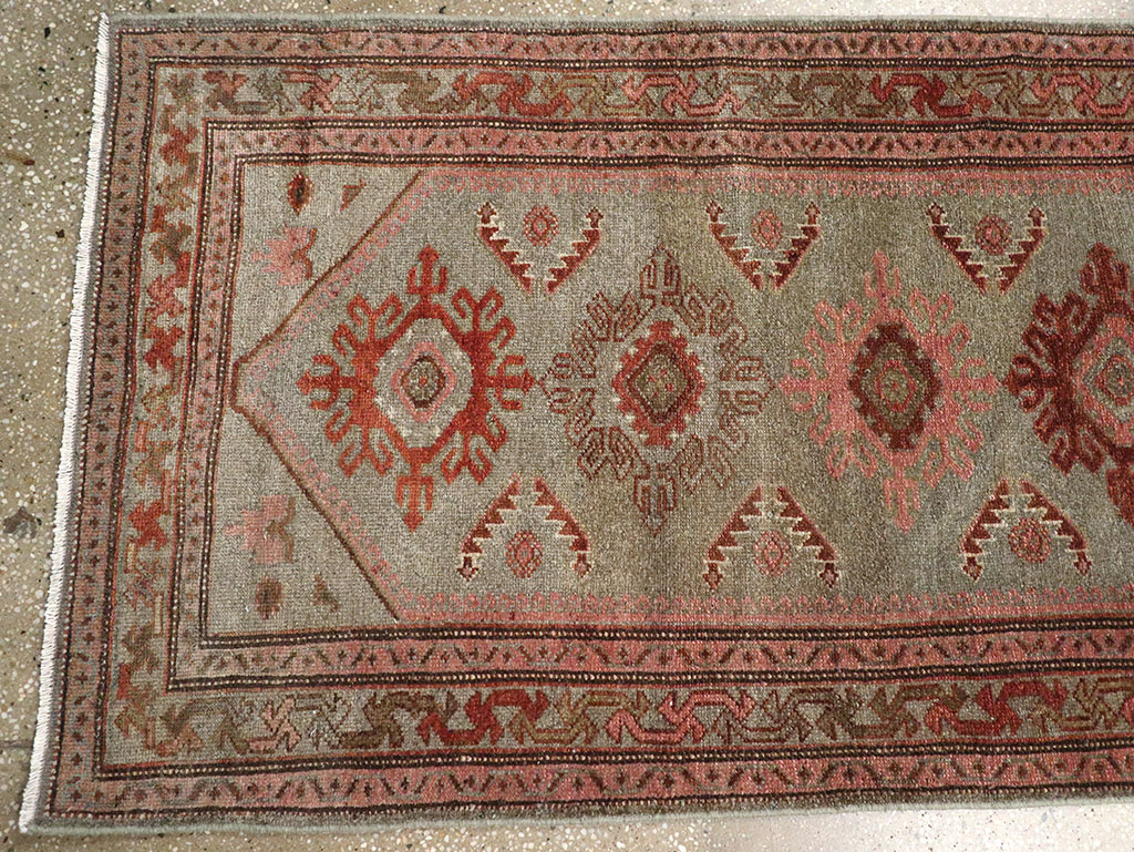 Vintage Persian Malayer Runner, No.31024 - Staging