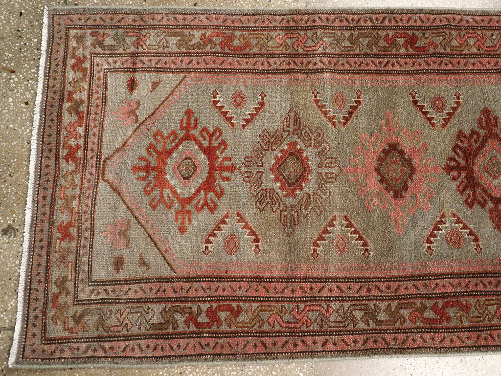 Vintage Persian Malayer Runner, No.31024 - Staging