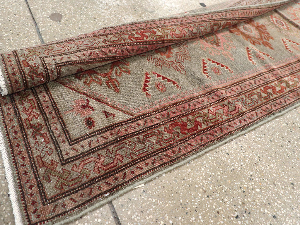 Vintage Persian Malayer Runner, No.31024 - Staging