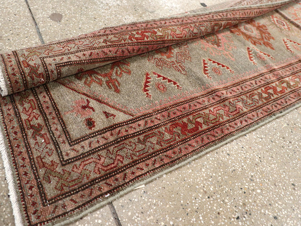 Vintage Persian Malayer Runner, No.31024 - Staging