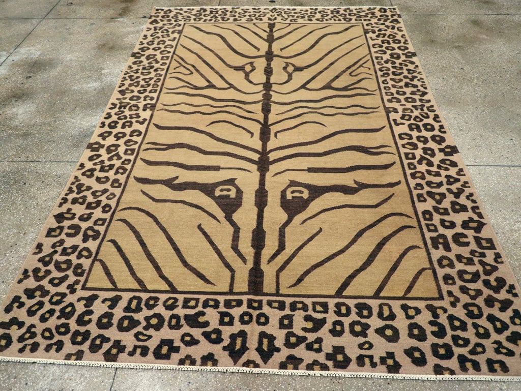 Modern Turkish Flatweave, No.31031 - Staging