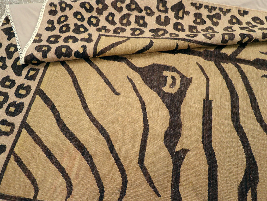 Modern Turkish Flatweave, No.31031 - Staging