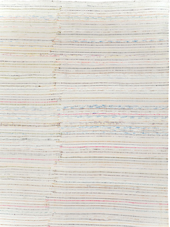 Vintage Turkish Flatweave Kilim Room Size Carpet, No.31033 - Staging