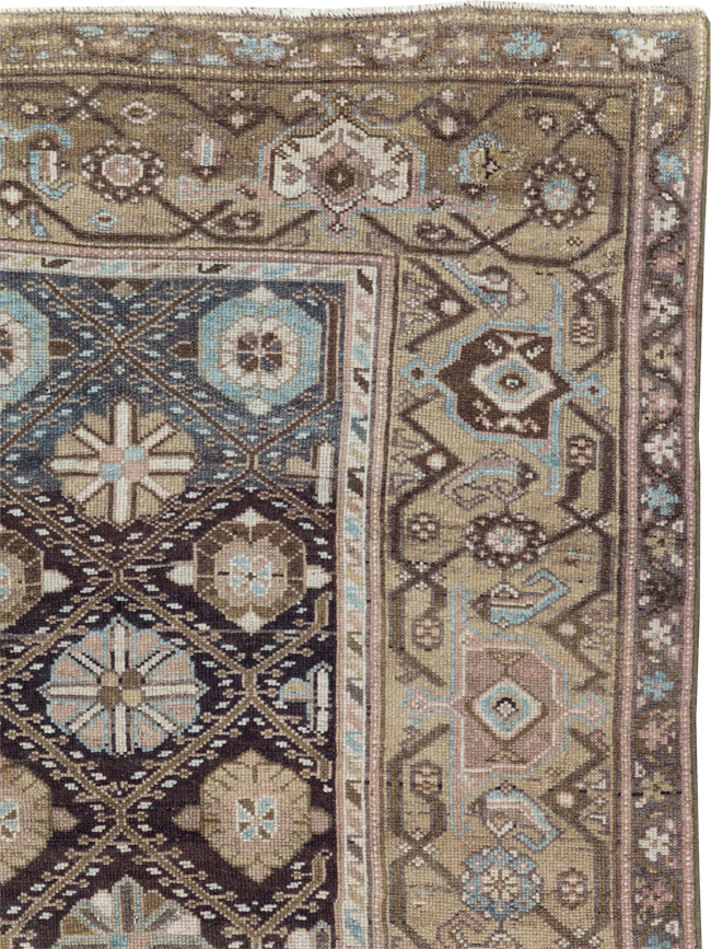 Antique Persian Kurd Gallery Rug, No.31038 - Staging