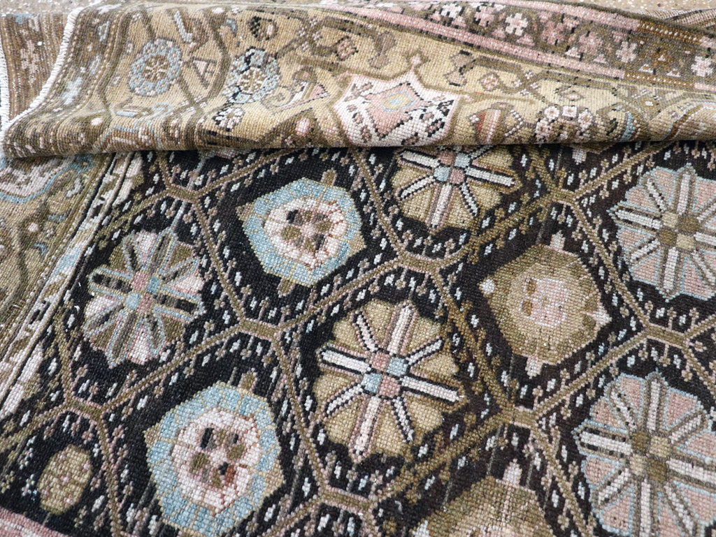 Antique Persian Kurd Gallery Rug, No.31038 - Staging