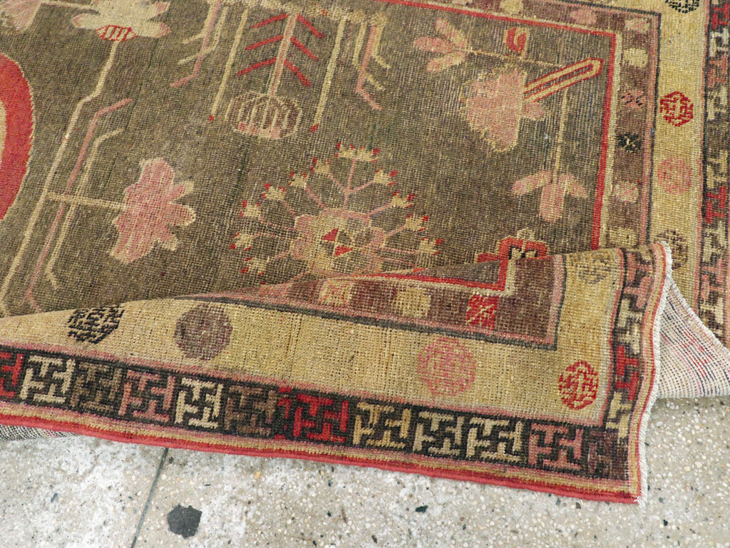 Antique East Turkestan Khotan Gallery Rug, No.31051 - Staging