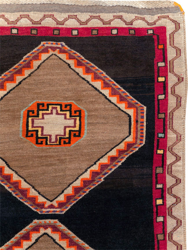 Vintage Turkish Anatolian Gallery Carpet, No.31054 - Staging