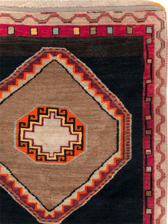 Vintage Turkish Anatolian Gallery Carpet, No.31054 - Staging