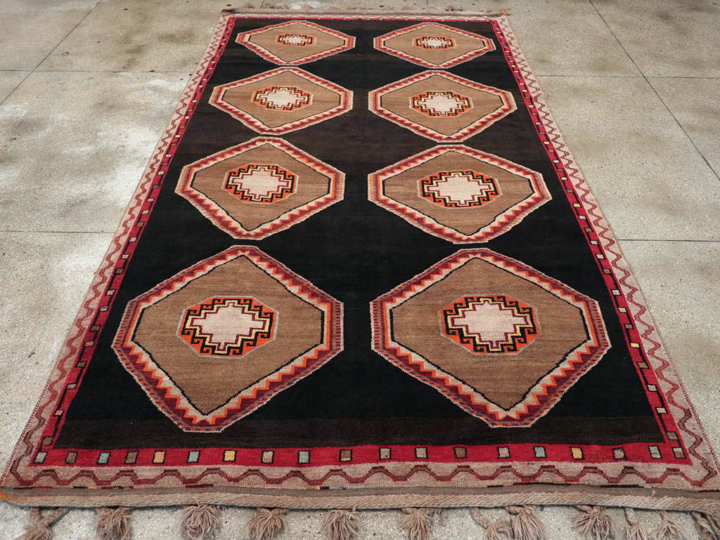 Vintage Turkish Anatolian Gallery Carpet, No.31054 - Staging