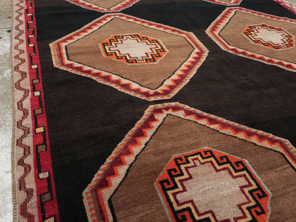 Vintage Turkish Anatolian Gallery Carpet, No.31054 - Staging