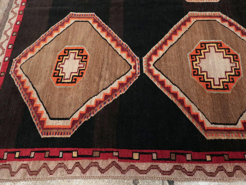 Vintage Turkish Anatolian Gallery Carpet, No.31054 - Staging