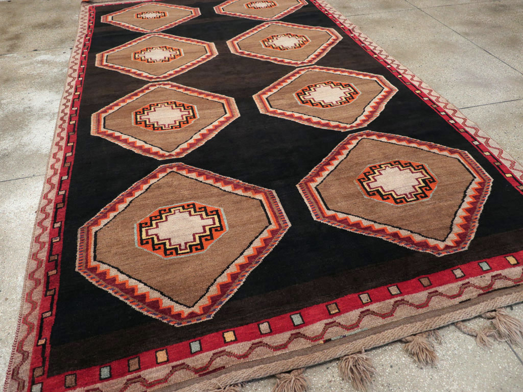 Vintage Turkish Anatolian Gallery Carpet, No.31054 - Staging