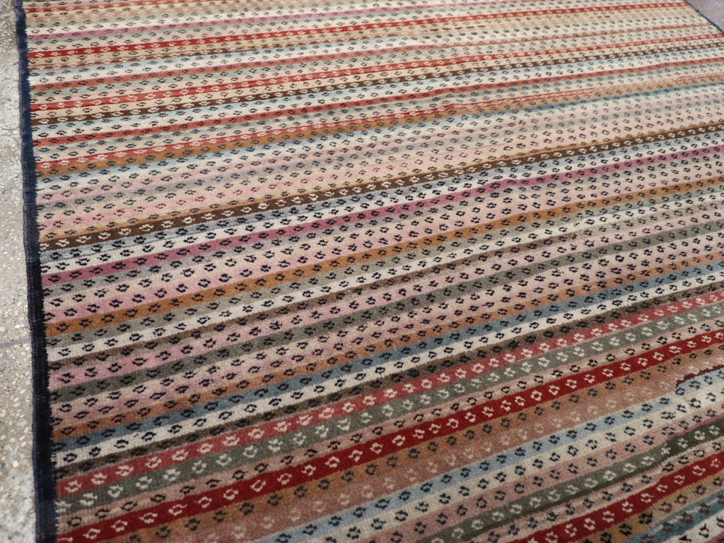 Vintage Turkish Anatolian Wide Gallery Runner, No.31060 - Staging