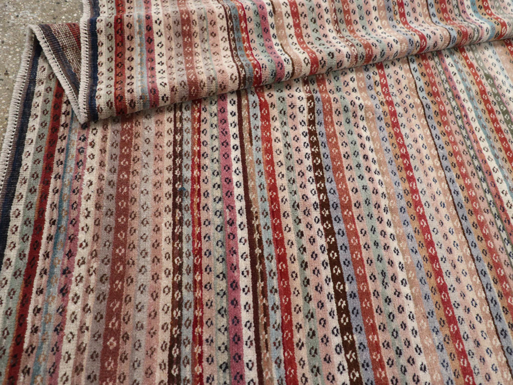 Vintage Turkish Anatolian Wide Gallery Runner, No.31060 - Staging