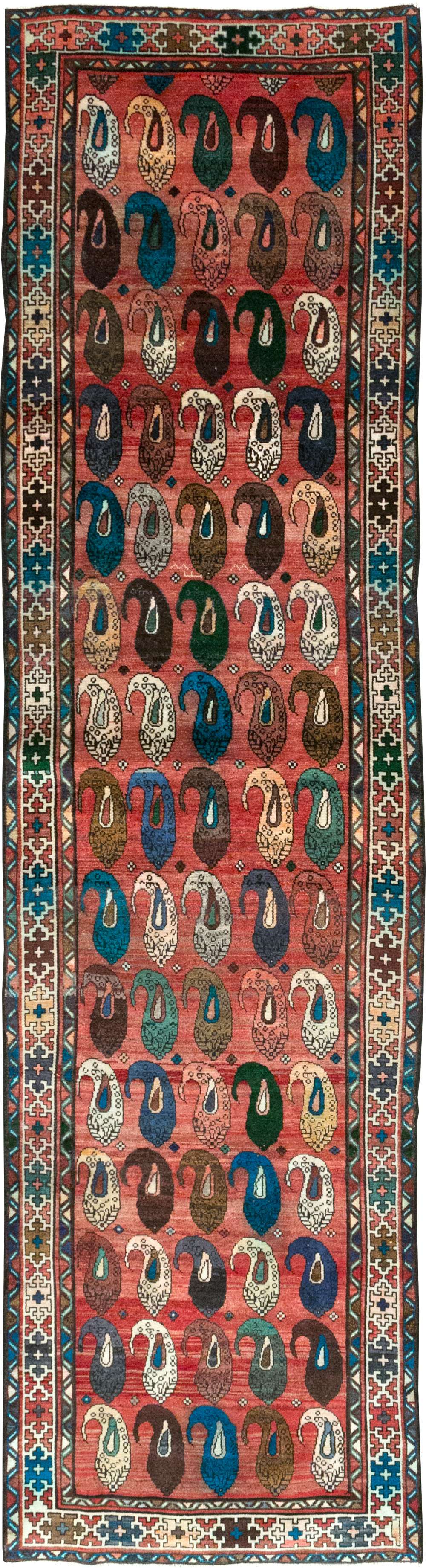 Vintage Persian Malayer Runner (Pair: 1 of 2), No.31066 - Staging