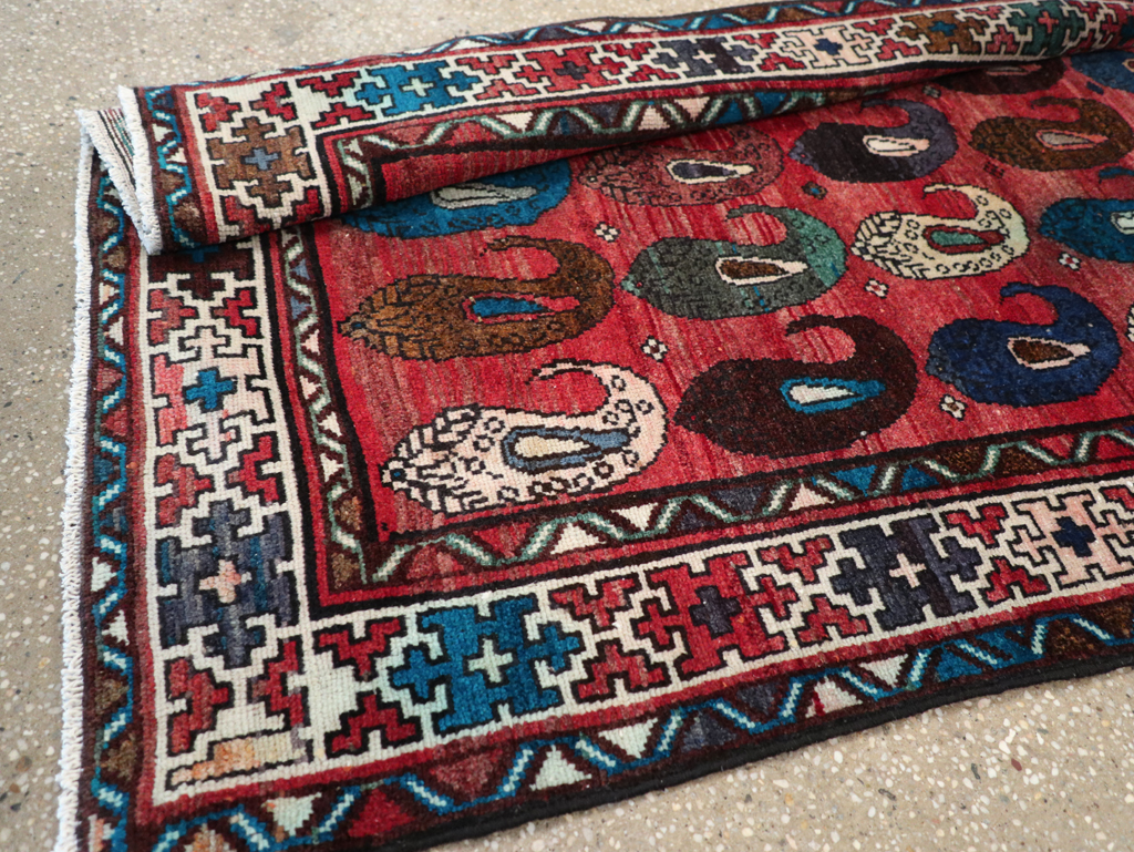 Vintage Persian Malayer Runner (Pair: 1 of 2), No.31066 - Staging