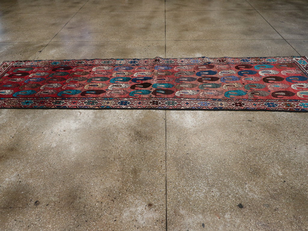 Vintage Persian Malayer Runner (Pair: 2 of 2), No.31067 - Staging