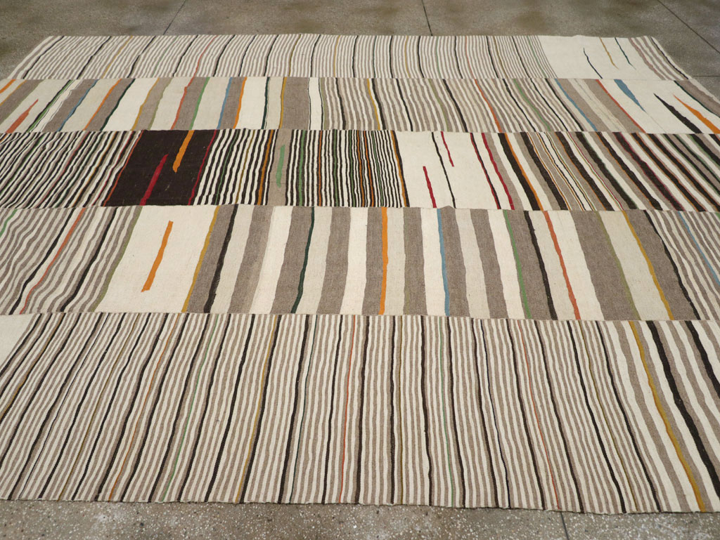 Vintage Persian Kilim, No.31074 - Staging