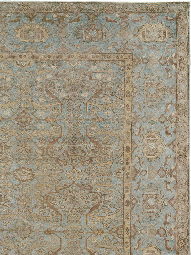 Antique Persian Malayer Large Carpet, No.31077 - Staging