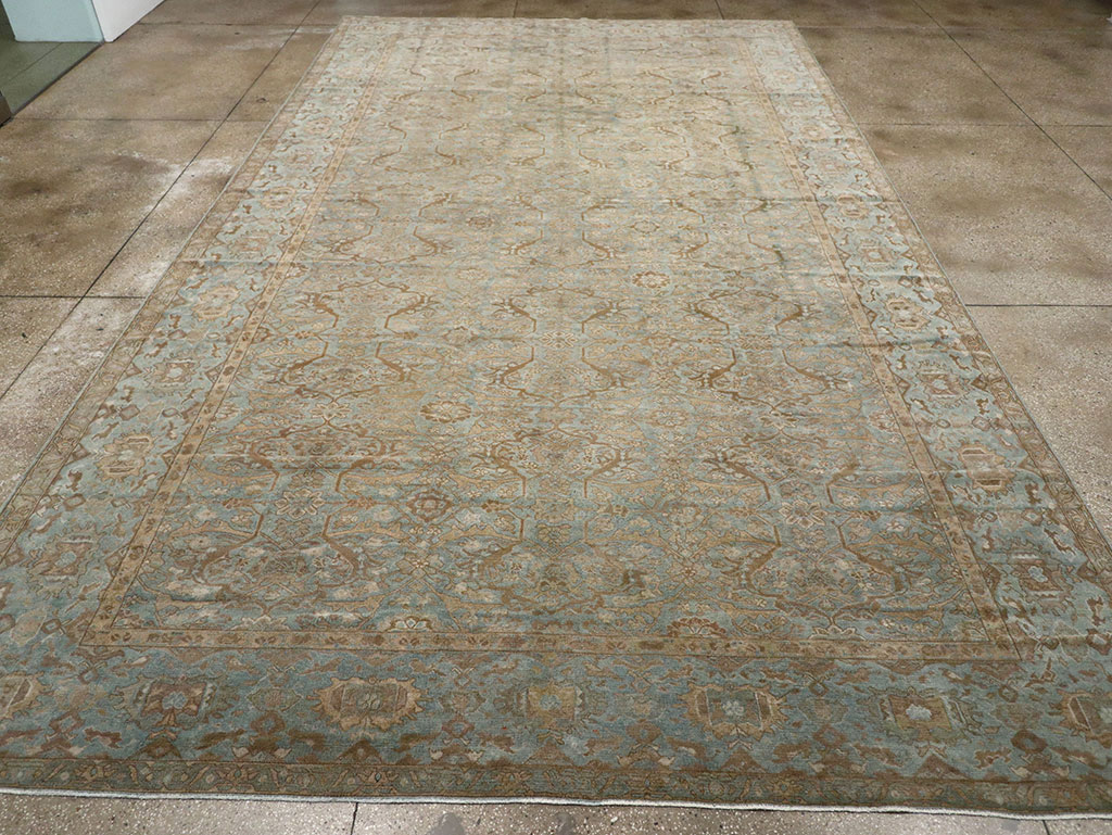 Antique Persian Malayer Large Carpet, No.31077 - Staging