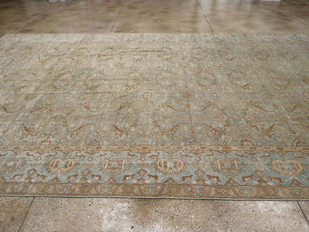 Antique Persian Malayer Large Carpet, No.31077 - Staging