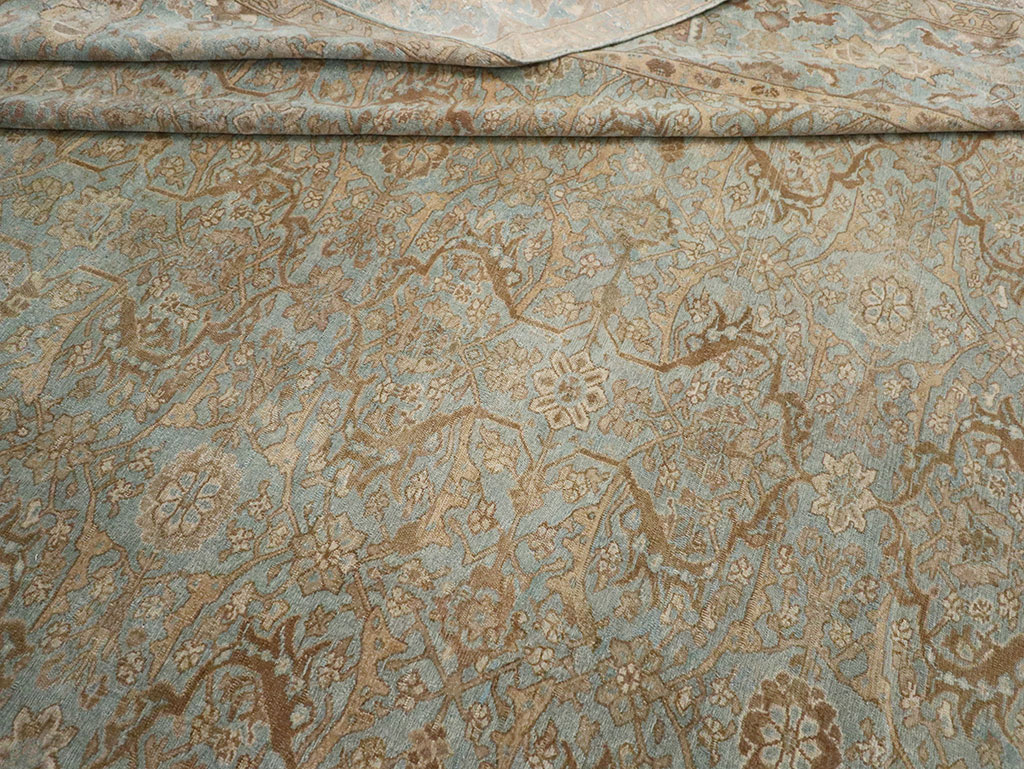 Antique Persian Malayer Large Carpet, No.31077 - Staging